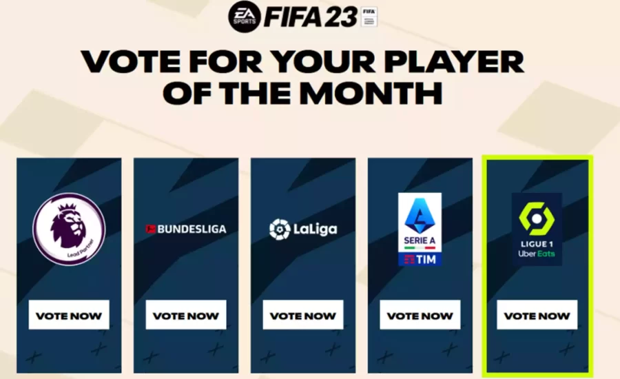 FIFA 23 POTM Ligue 1 election for August 2022