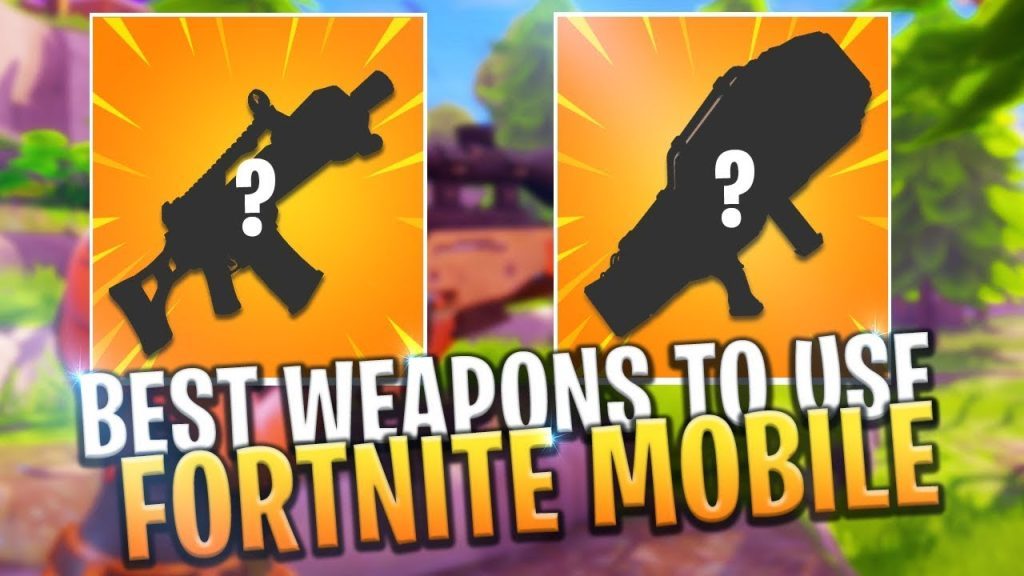 FORTNITE MOBILE BEST WEAPONS TO WIN GAMES! iOS/ANDROID - Fortnite: Battle Royale