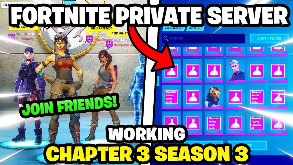 FORTNITE *PRIVATE SERVER* (DEV ACCOUNT) in Chapter 3 Season 3! (WORKING 2022)