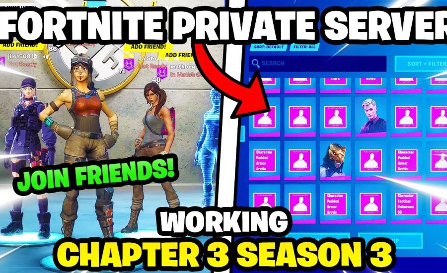 FORTNITE *PRIVATE SERVER* (DEV ACCOUNT) in Chapter 3 Season 3! (WORKING 2022)