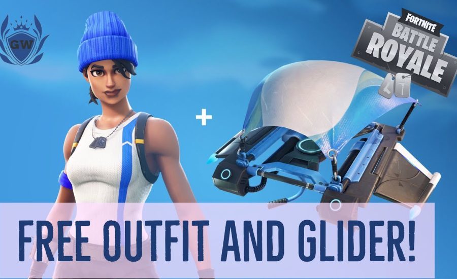 FREE Outfit And Glider (Free Blue Team Leader Outfit) FORTNITE BATTLE ROYALE!