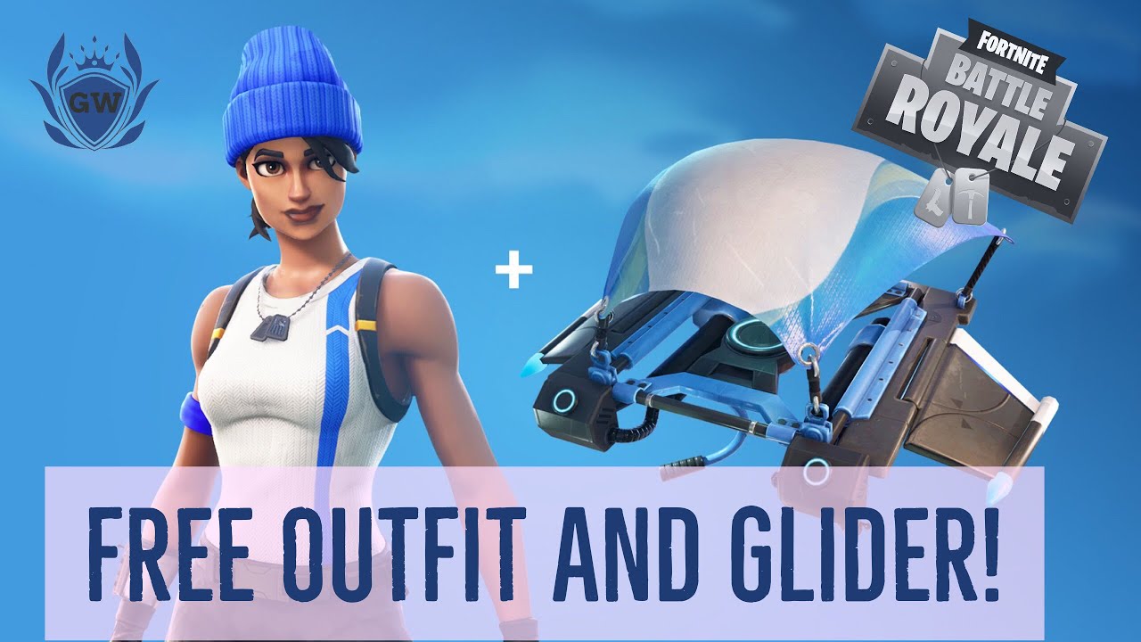 FREE Outfit And Glider (Free Blue Team Leader Outfit) FORTNITE BATTLE ROYALE!