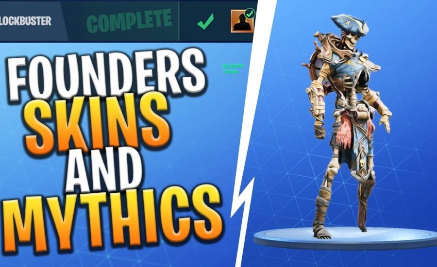 *FREE* SKINS COMING FOR FOUNDERS + MYTHIC SKINS IN BATTLE ROYALE! - Fortnite: Battle Royale