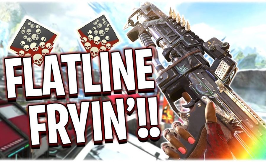 FRYING with the FLATLINE!!! (Apex Legends PS4)