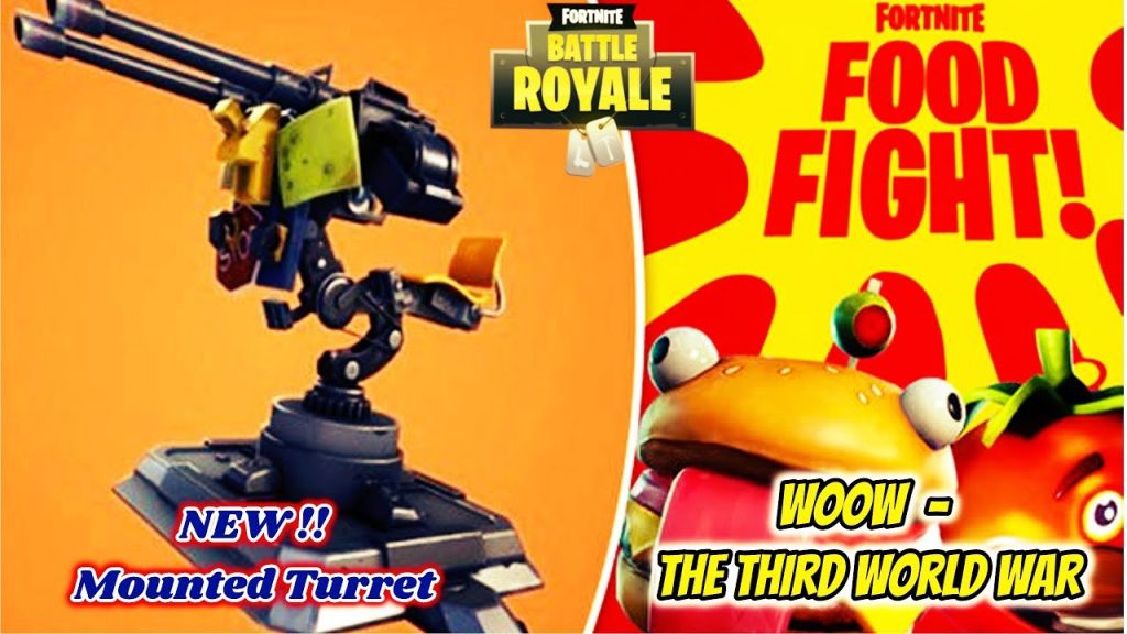 Fortnite Fight Food IS AMAZING *New Mounted Turret / Best Of Fortnite - Kills & Moments ep 17