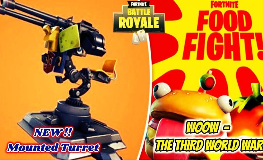 Fortnite Fight Food IS AMAZING *New Mounted Turret / Best Of Fortnite - Kills & Moments ep 17