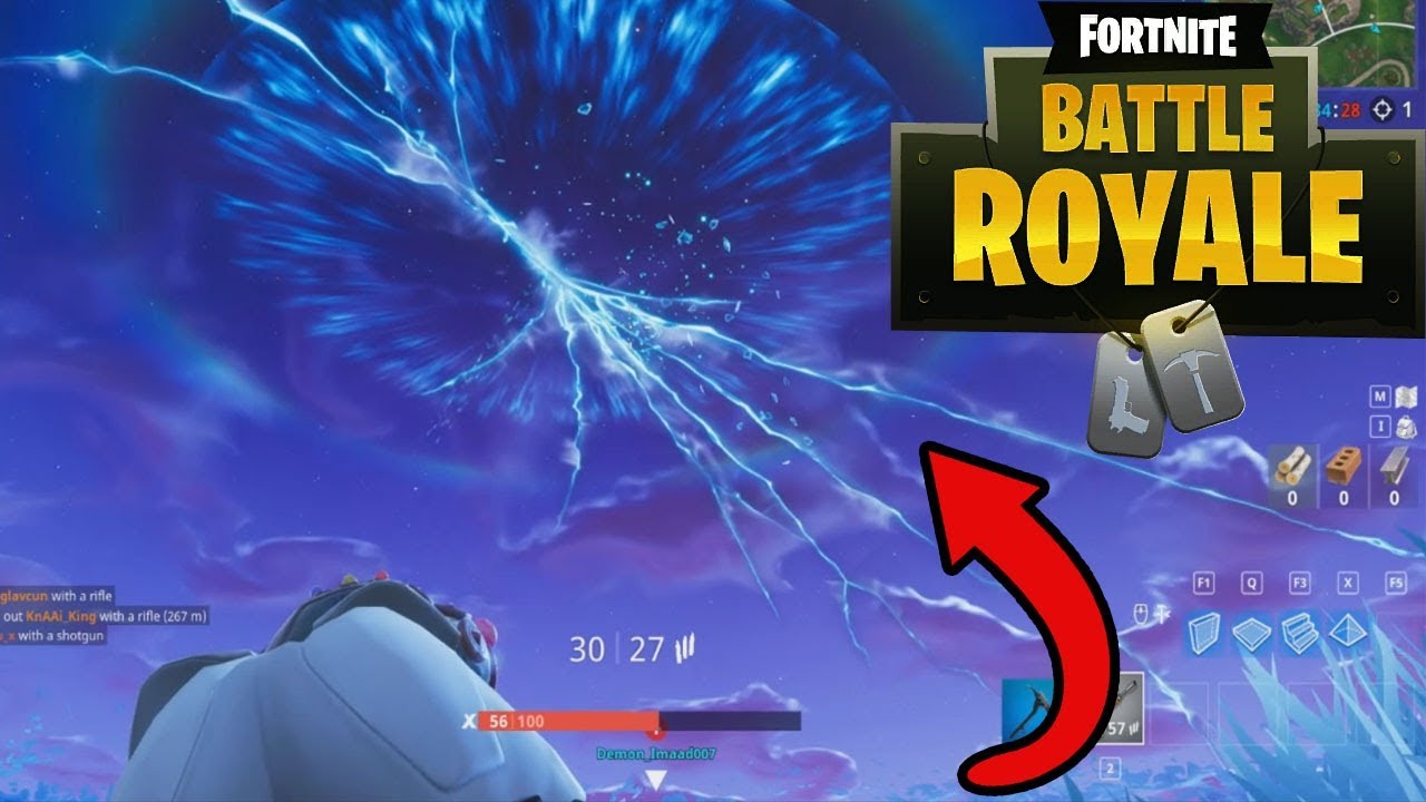 Fortnite's Rocket Launch CATASTROPHE! A crack in space time?