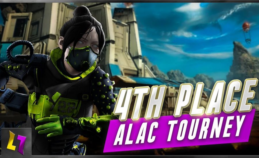 GETTING 4TH PLACE IN $600 ALAC TOURNEY!!! | Apex Legends