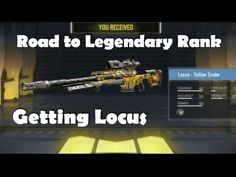 Getting Locus Yellow Snake - Road to Legendary Rank - Part 3 - Call of Duty Mobile