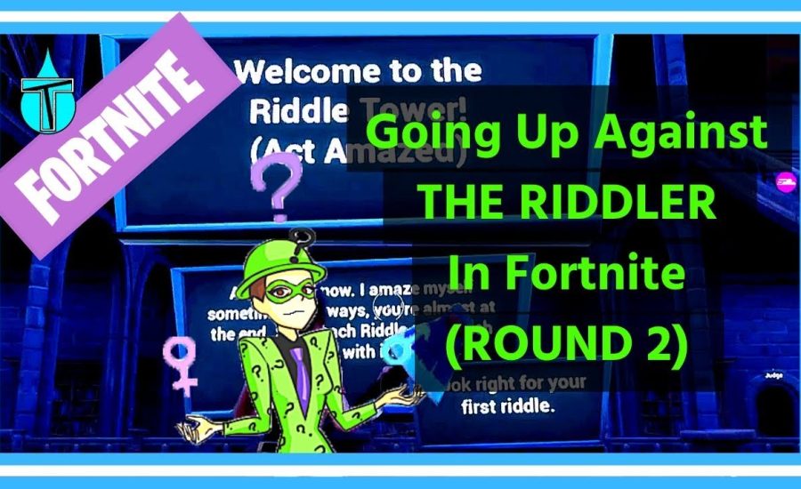 Going Up Against THE RIDDLER In Fortnite (ROUND 2) - Fortnite Funny Moments