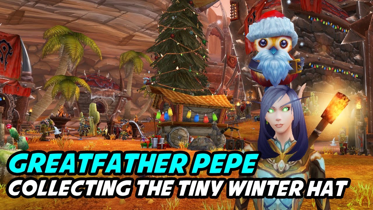 Greatfather Winter Pepe Costume - Collect A Tiny Winter Hat (Winter Veil)