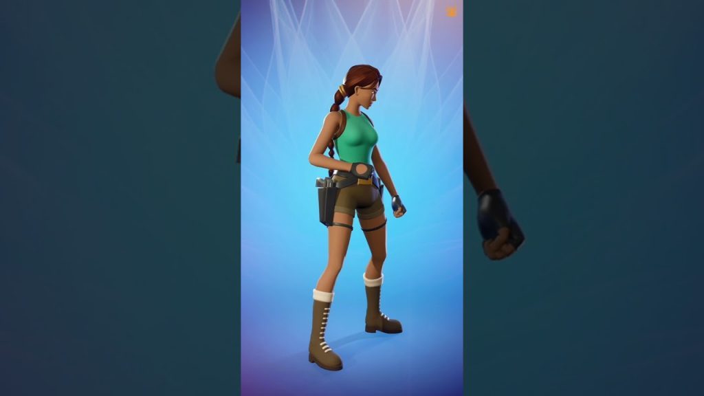 HOW TO UNLOCK CLASSIC LARA CROFT SKIN IN FORTNITE! How To Get Lara Croft Skin In Fortnite! #Shorts