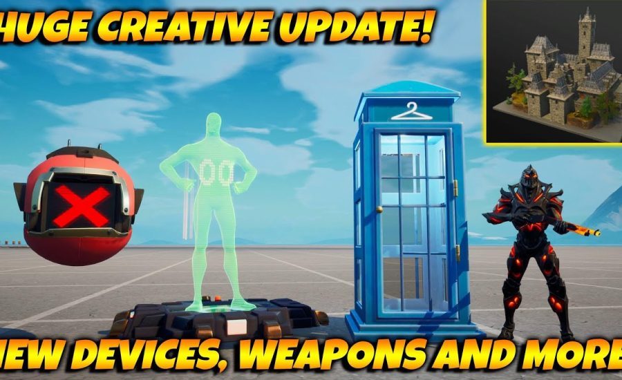 HUGE NEW Fortnite Creative Update! NEW Skin Changer, Weapons And More! 15.30!