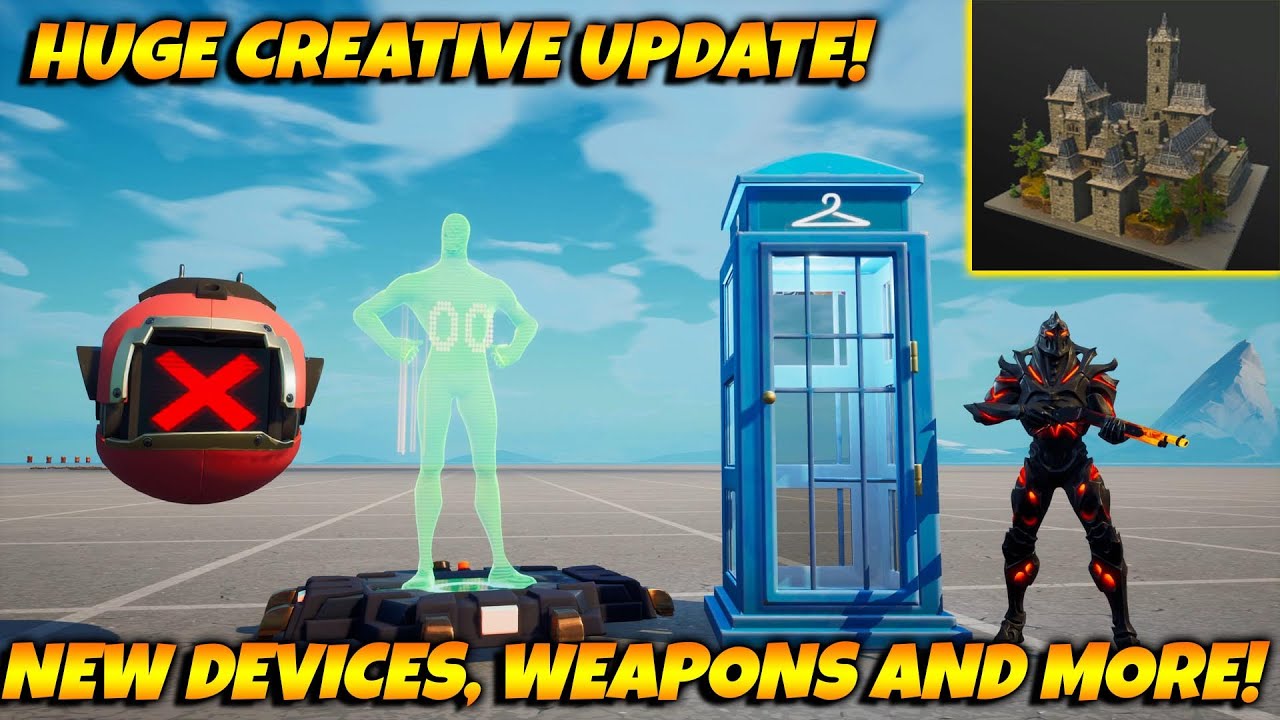 HUGE NEW Fortnite Creative Update! NEW Skin Changer, Weapons And More! 15.30!