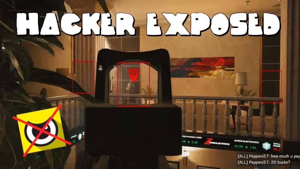 Hacker Exposed Wall hacks, Aim Lock || Rainbow Six Siege ||