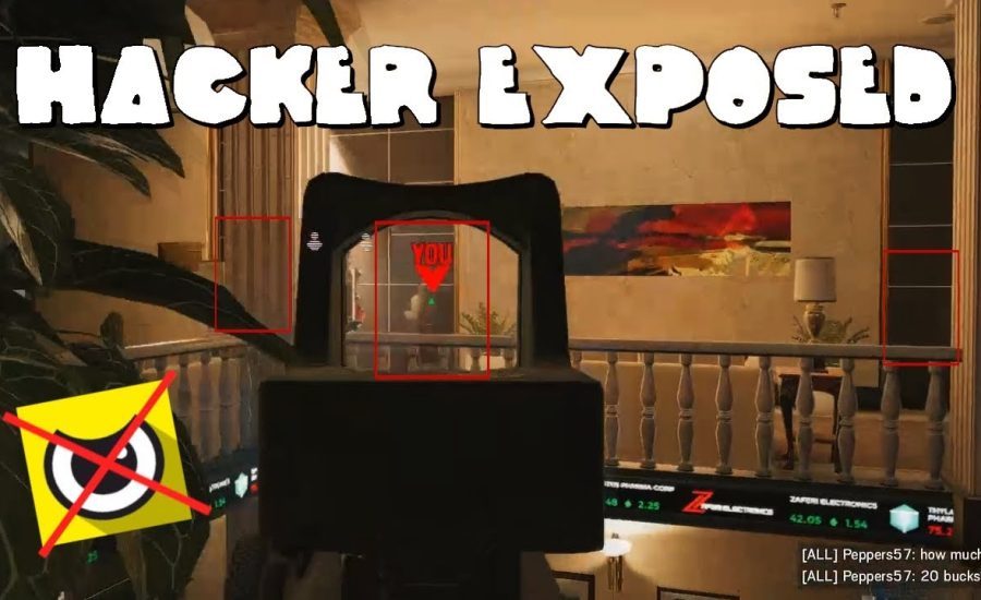 Hacker Exposed Wall hacks, Aim Lock || Rainbow Six Siege ||