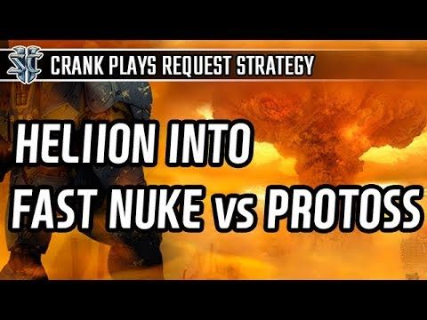 Hellion into fast Nuke vs Protossl StarCraft 2: Legacy of the Void l Crank