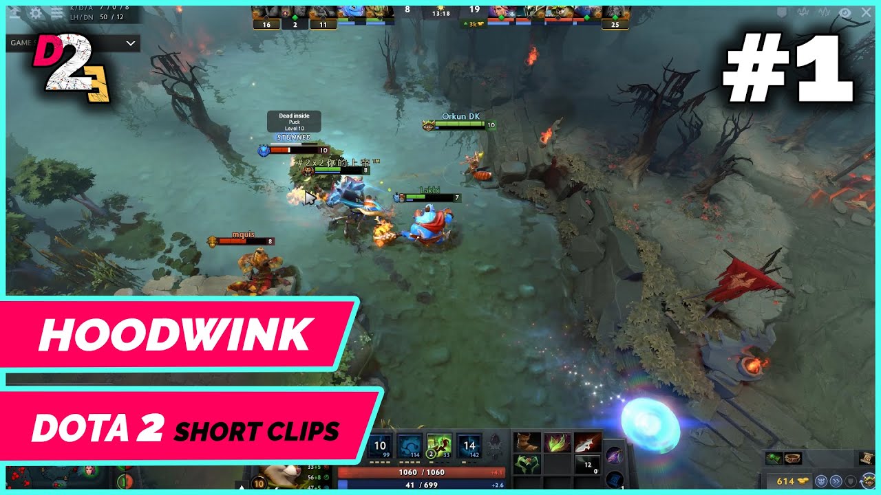 Hoodwink Rampage | Dota 2 Short Clips 2021 #1