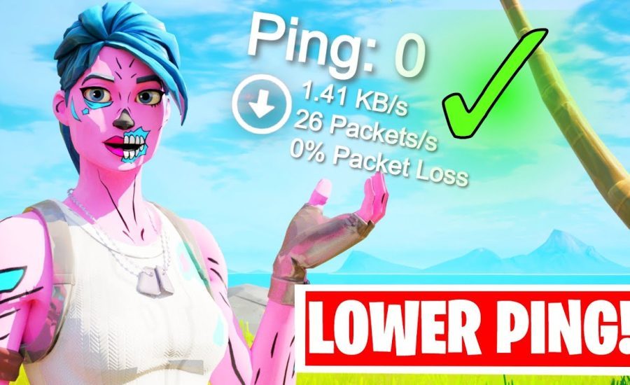 How To LOWER Your PING In Fortnite Season 4 - Easy Guide! (Network Optimization!)