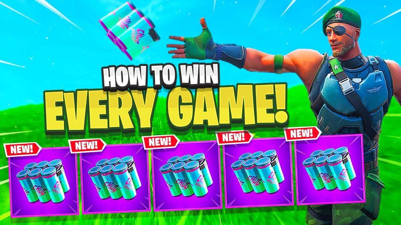 How To WIN EVERY FORTNITE GAME Using ONLY CHUG SPLASHES! (NEW)