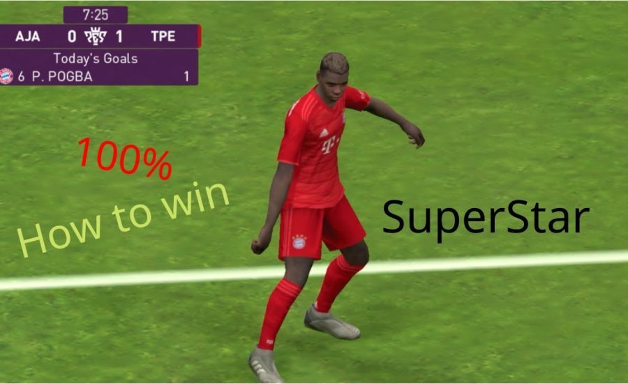 How to 100% win superstar matches in PES 2020 MOBILE  |  PES 2020 MOBILE