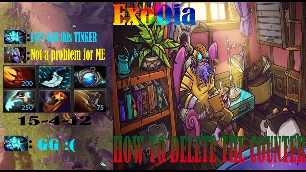 How to Delete the Counter Pick. ExoDia Tinker Dota 2 Newbie