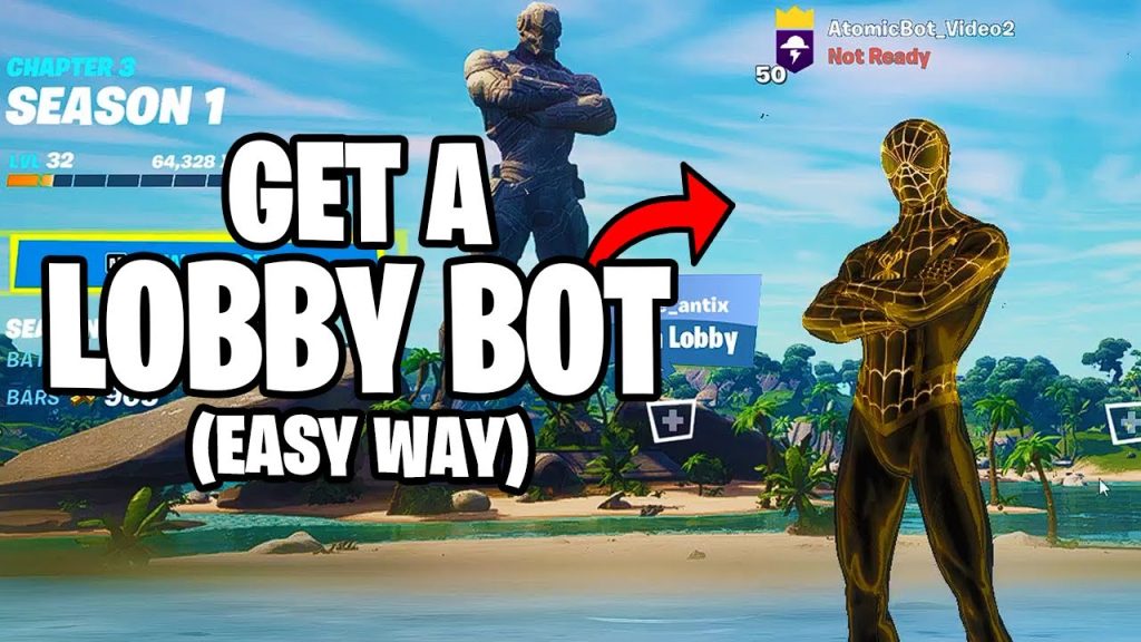 How to get a *LOBBY BOT* in Fortnite Chapter 3! (WORKING) (with AtomicBot)