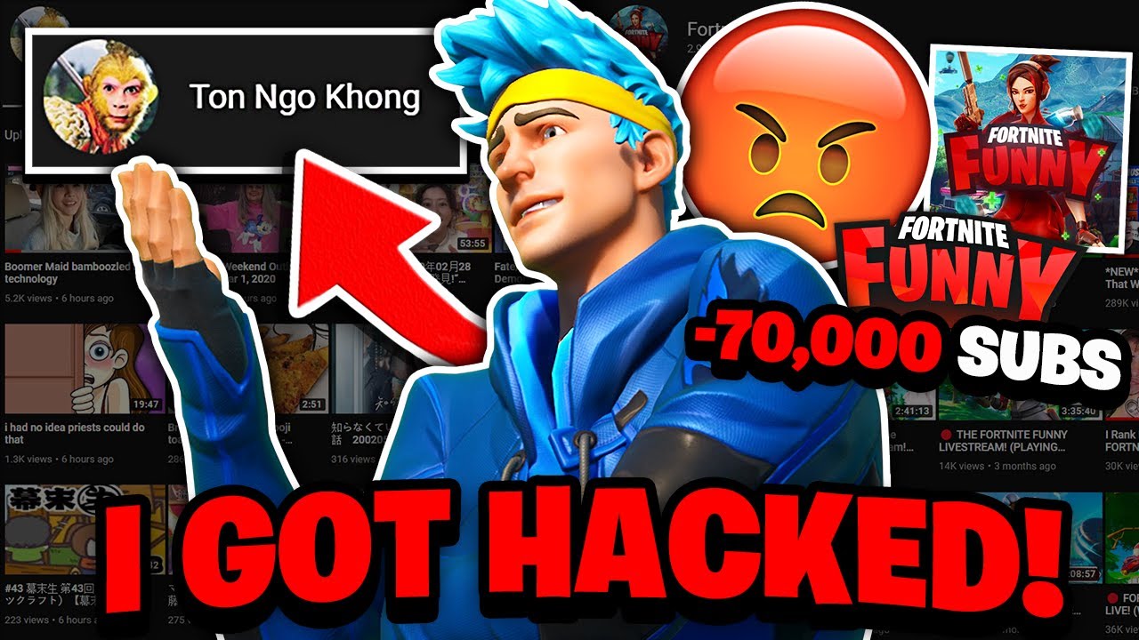 I GOT HACKED!! (FORTNITE FUNNY UPDATE!)