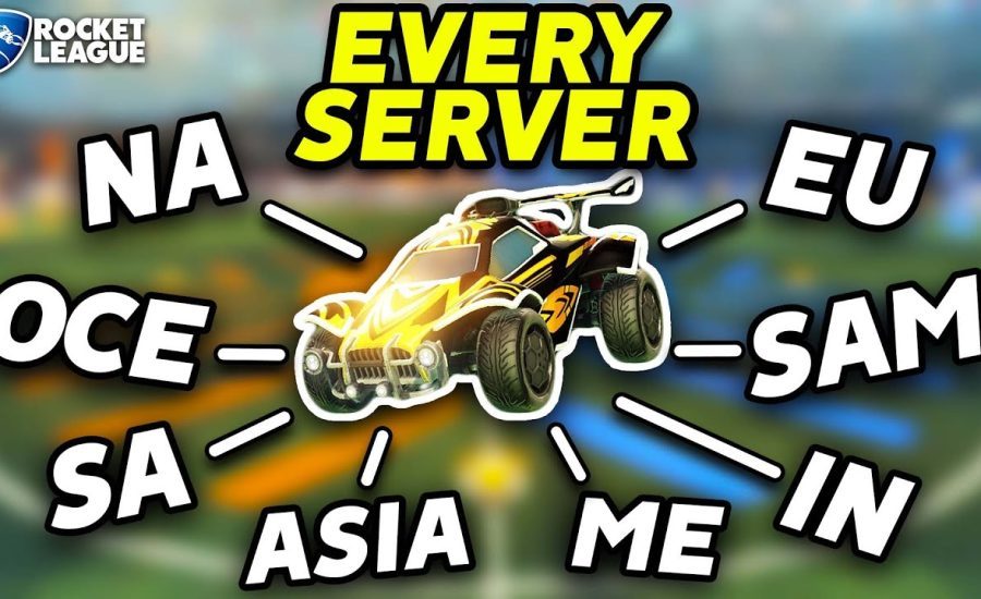 I queued EVERY REGION in Rocket League, and it didn't go as planned...