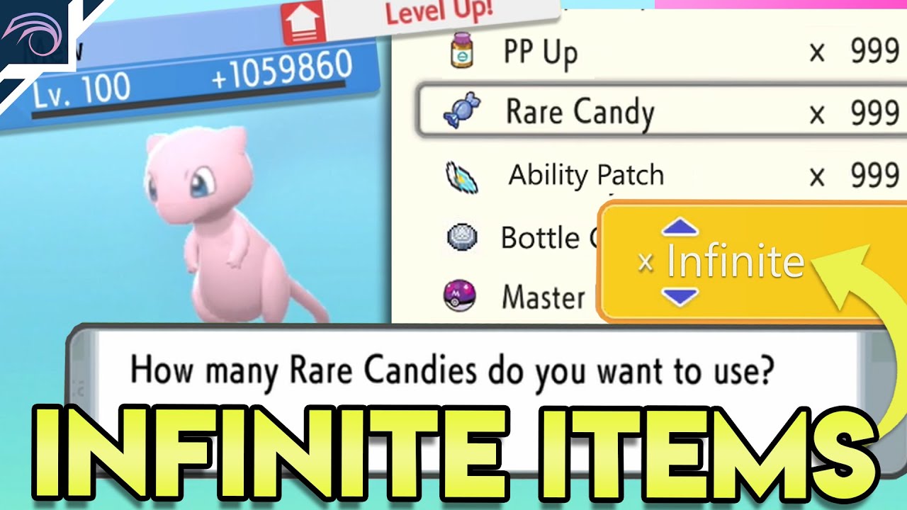 INFINITE ITEMS GLITCH in V1.1.2 Pokemon Brilliant Diamond Shining Pearl