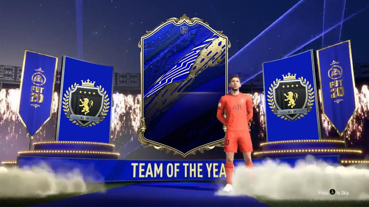 INSANE RED PLAYER PICK! TOTY ELITE 1 FUT CHAMPIONS REWARDS! #FIFA20 ULTIMATE TEAM