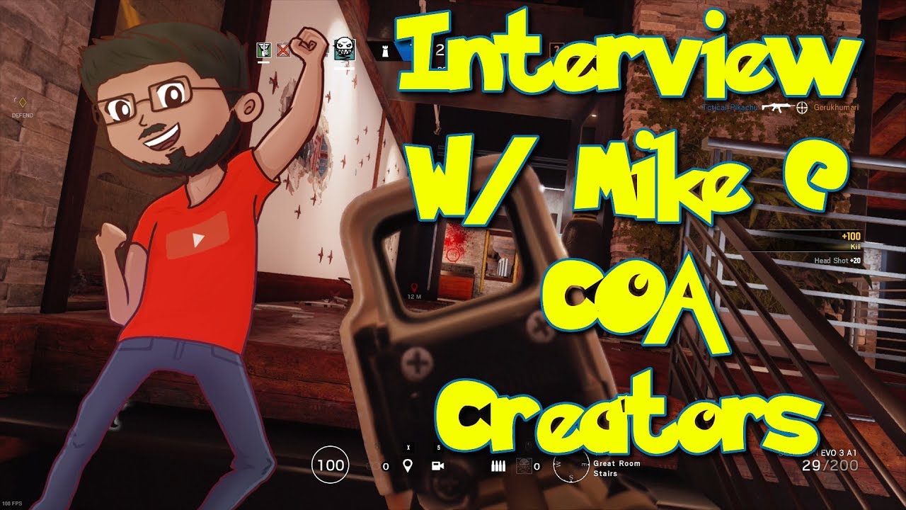 INTERVIEW WITH MIKE FROM COA CREATORS! Rainbow Six Siege Gameplay