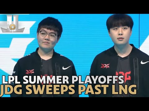 #JDG Derails the #LNG Hype Train | #LPL Summer Playoffs