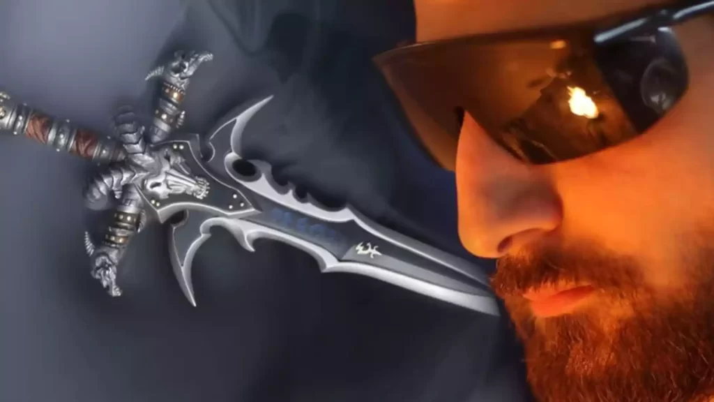 Jeweler recreates legendary sword Frostmourne in over 700 hours of work