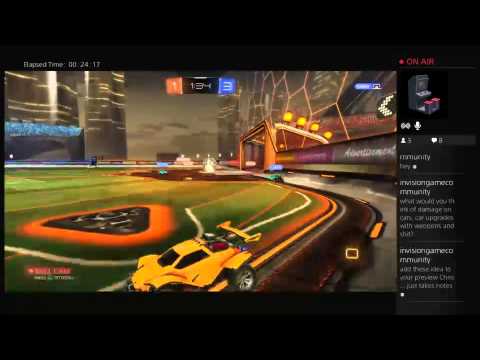 Josh @ Invision playing Rocket League PS4 Beta - 2 / 6