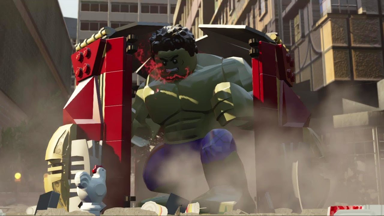 LEGO MARVEL HULK VS HULKBUSTER IRON MAN EPIC FIGHT