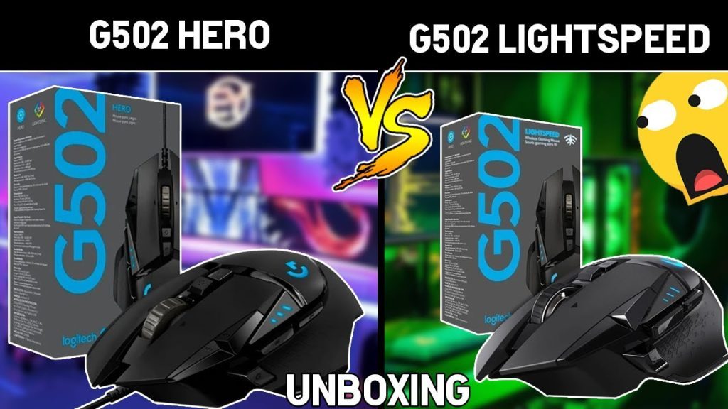 LOGITECH: G502 HERO vs G502 LIGHTSPEED | UNBOXING