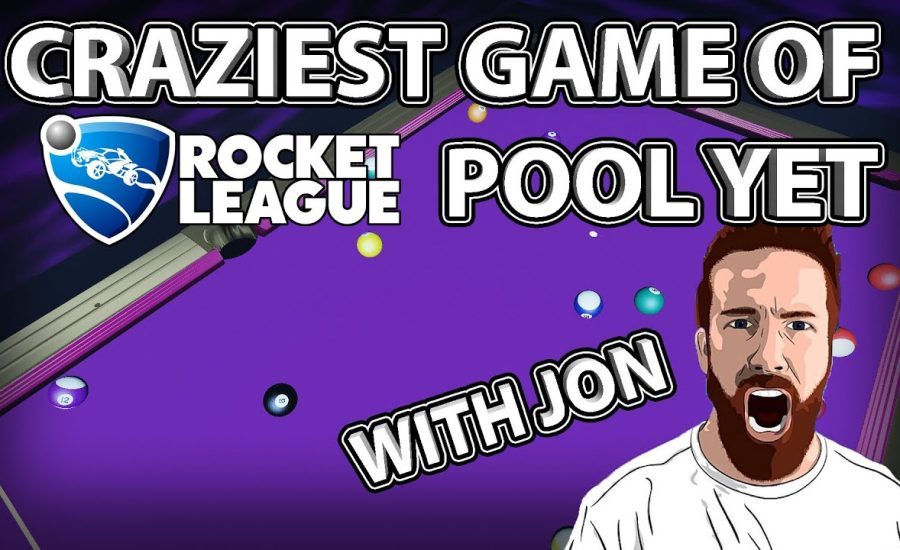 LONGEST and MOST INSANE Game of Rocket League Pool with Jon!