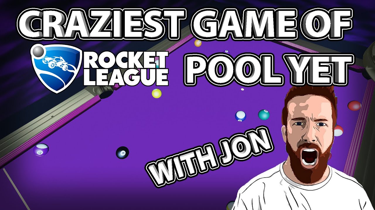 LONGEST and MOST INSANE Game of Rocket League Pool with Jon!