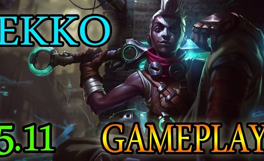 League of Legends - Ekko vs. Viktor - GAMEPLAY 5.11