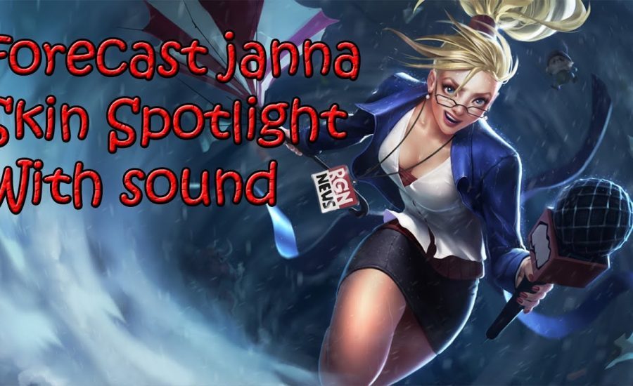 League of Legends Skin Spotlight - Forecast Janna (With Sound)