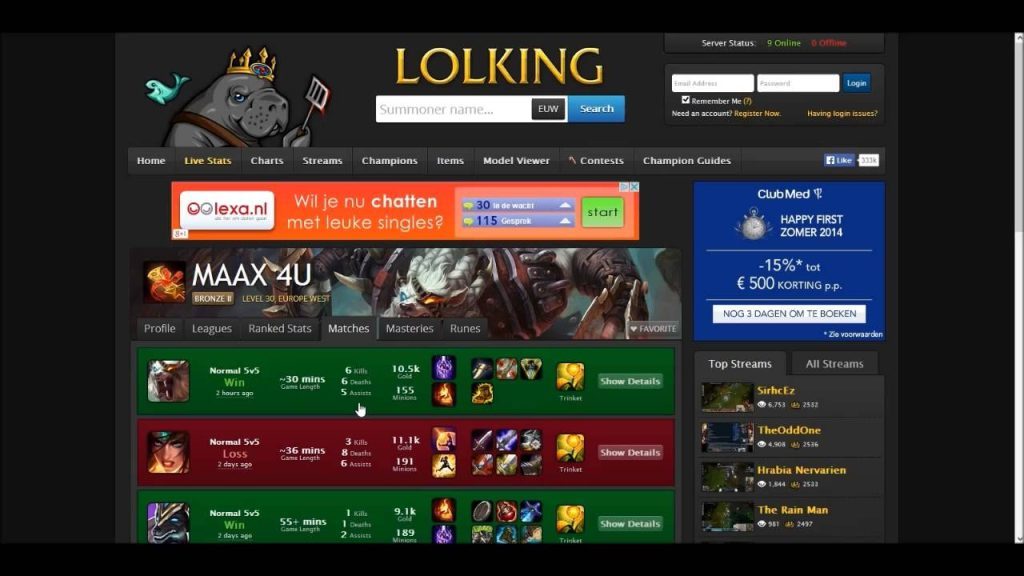 League of Legends tutorial : Lolking and Lolnexus