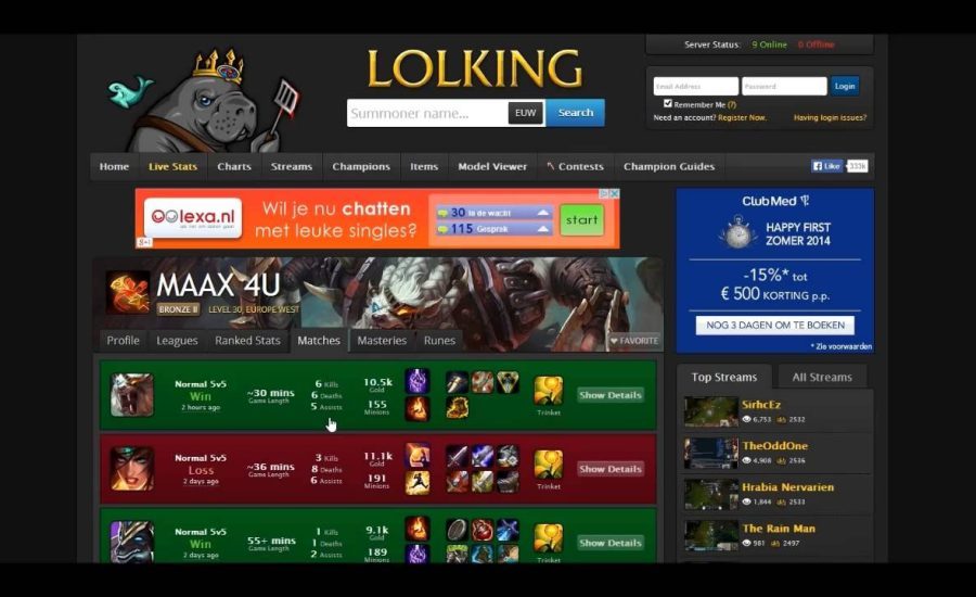 League of Legends tutorial : Lolking and Lolnexus