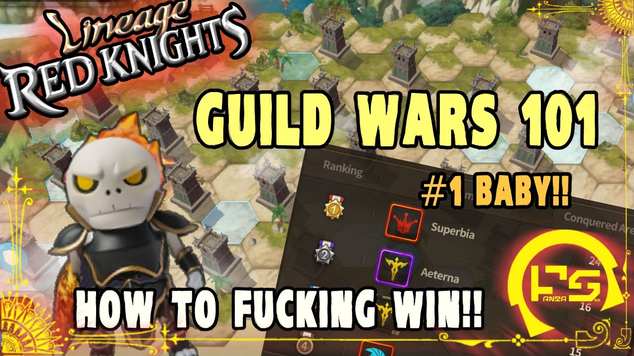 Lineage Red Knights: GUILD BATTLE BASICS!! STRATEGY AND COORDINATION!!