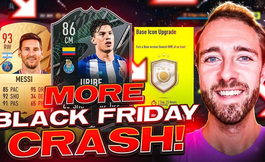 MORE BLACK FRIDAY MARKET CRASH! ANOTHER BASE ICON SBC TODAY? FIFA 22 Ultimate Team