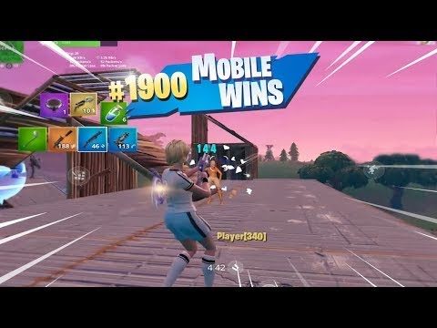 MY 1900th WIN ON FORTNITE MOBILE Fortnite Mobile Battle Royale Gameplay