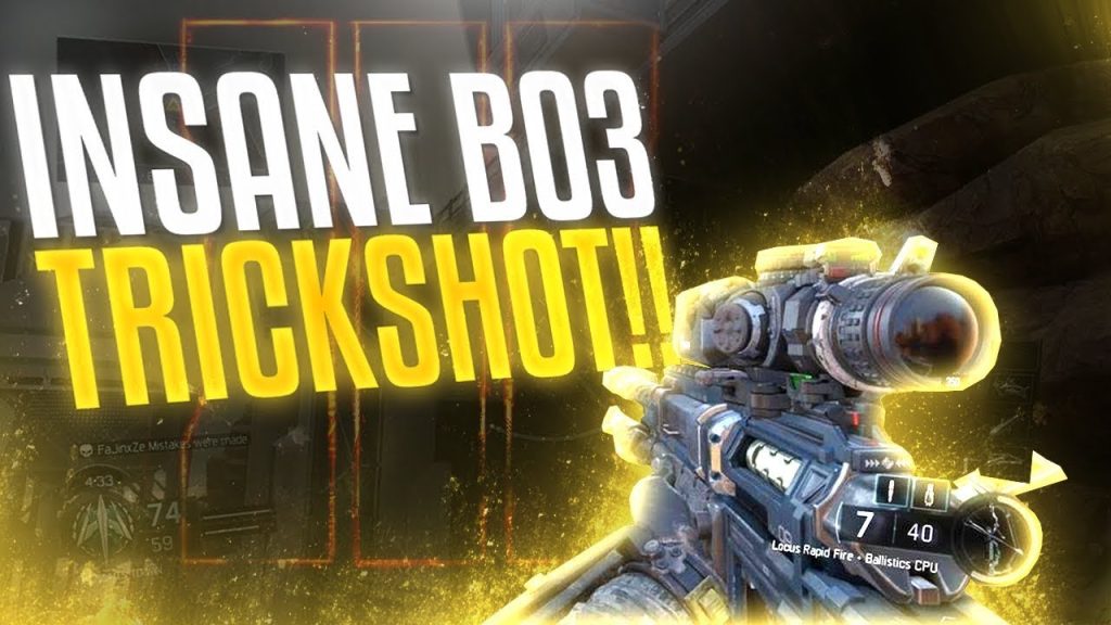 MY FIRST EVER TRICKSHOT ( BO3 ) FaZe Clan please watch this