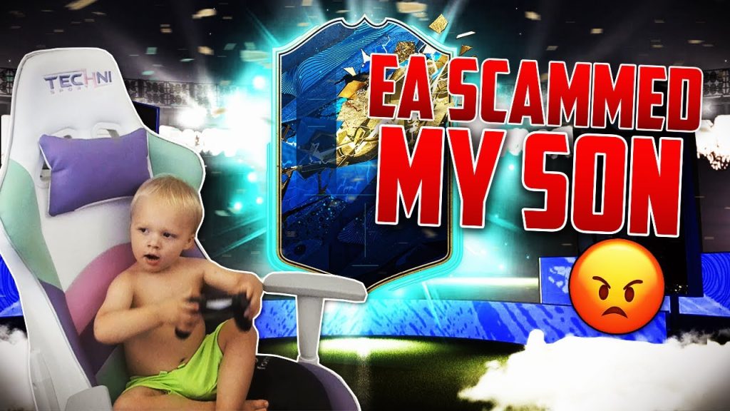 MY SON GOT SCAMMED ON HIS ULTIMATE TOTS PACK!! FIFA 20