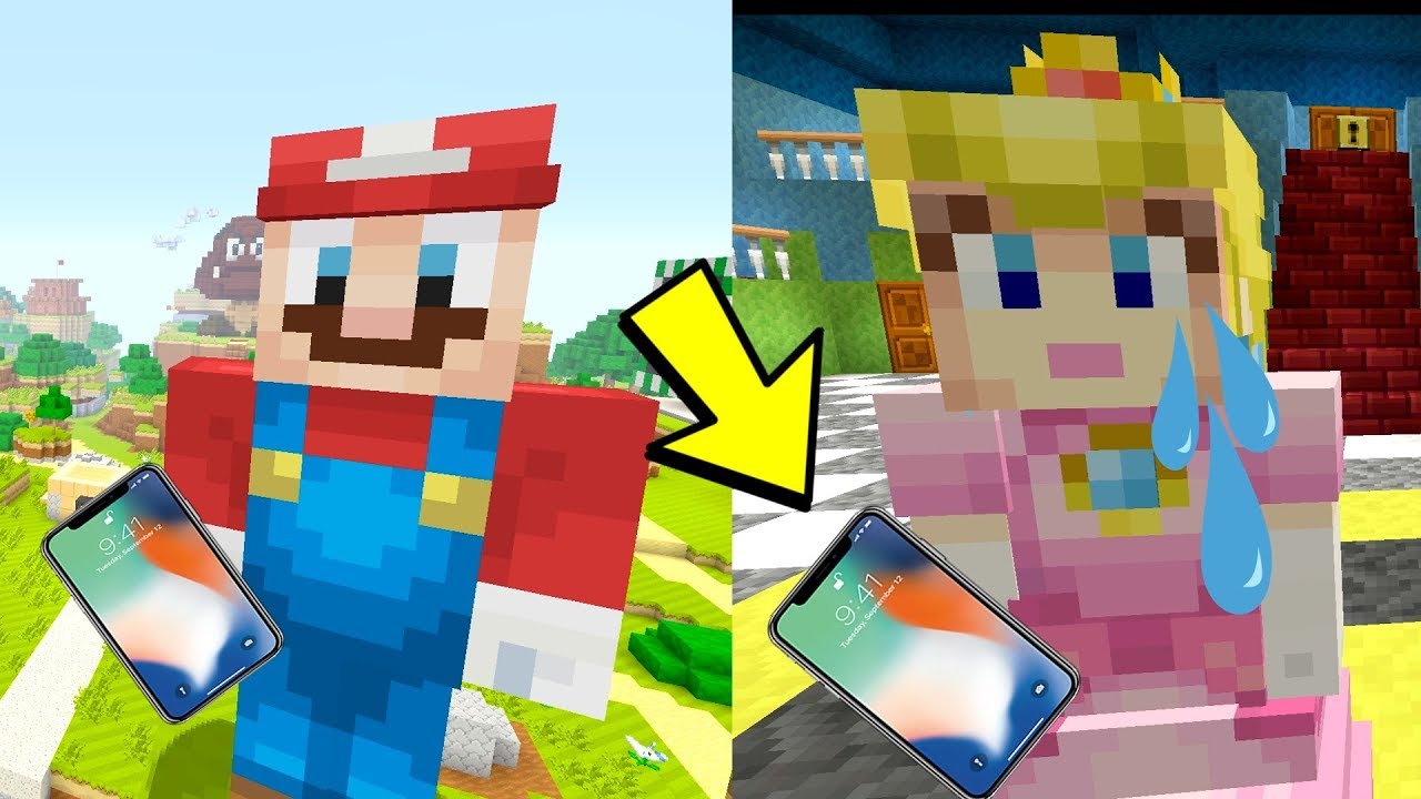 Mario Breaks Up With Peach! [PHONE CALLS!] - Super Mario Series - (Minecraft Switch) [235]