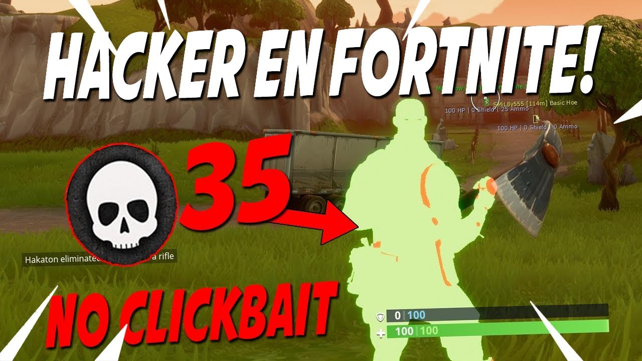 Me mata un HACKER y se hace 35 Kills! *no clickbait* - FORTNITE